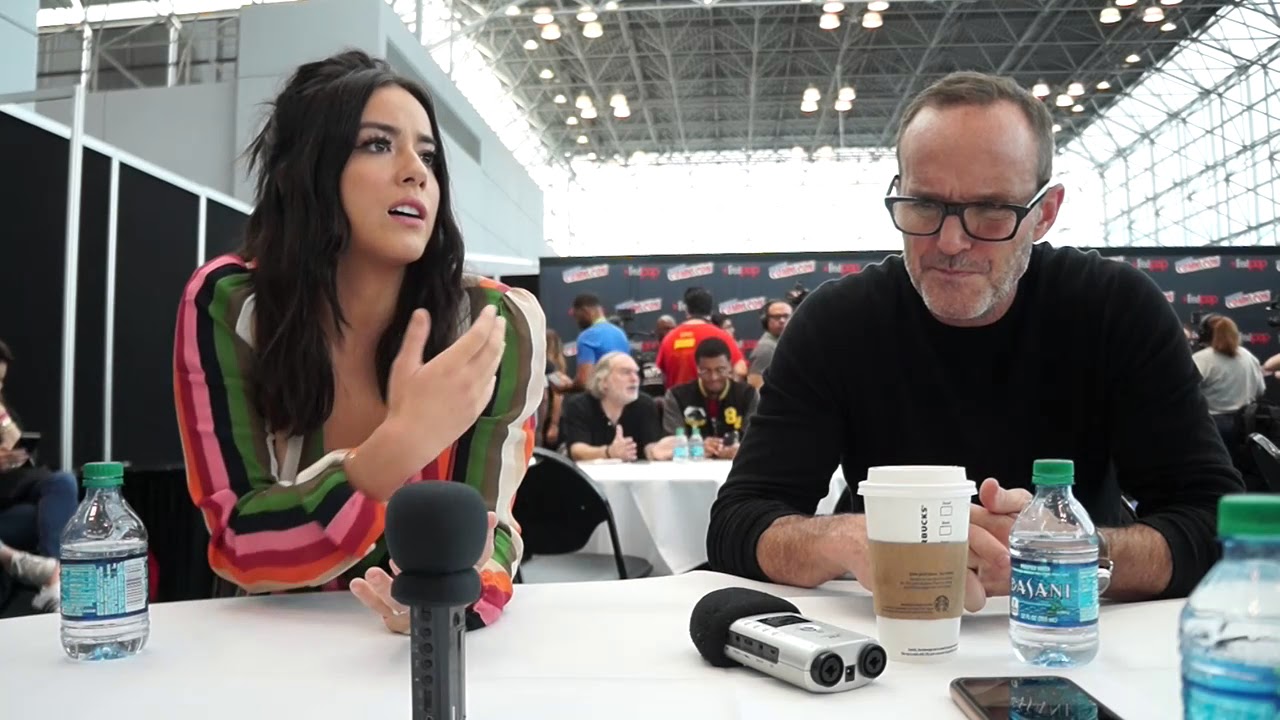 Chloe Bennet & Clark Gregg for Agents of SHIELD at NYCC 2017