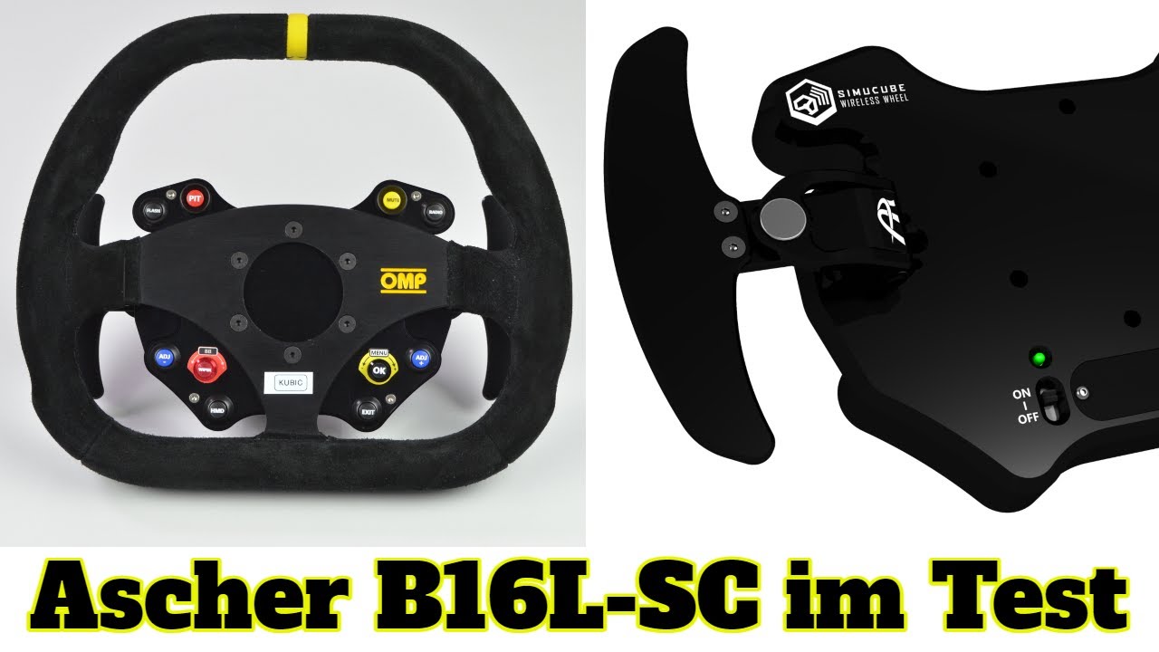 Ascher Racing B16L-SC Simucube Wireless Wheel im Test