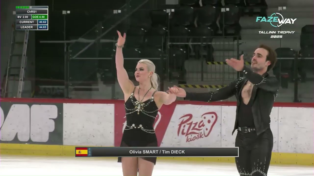 Danza rítmica de Olivia Smart & Tim Dieck en el ISU Challenger Tallinn Trophy 2025