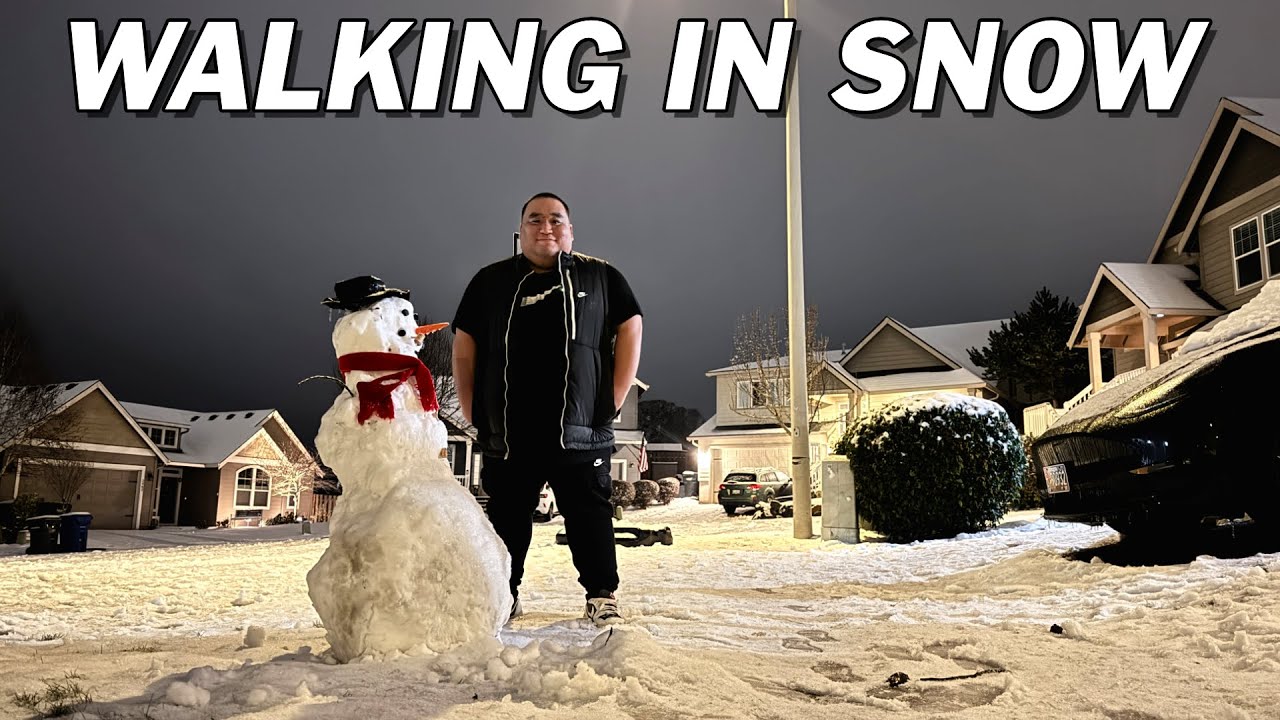 WALKING IN THE SNOW ❄️ ASMR IN REAL LIFE