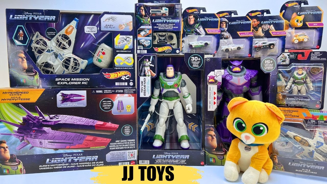 Disney Pixar Buzz Lightyear Toys Review | Hot Wheels RC Flying Spaceship