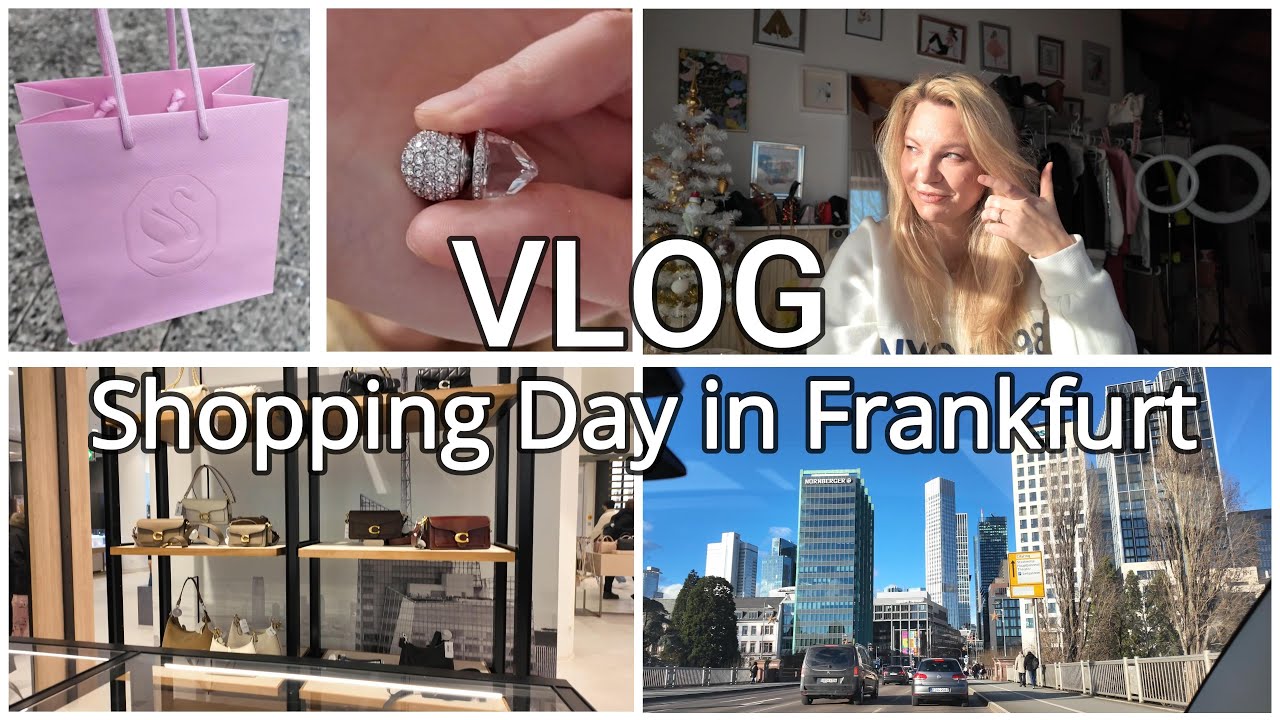 Shopping Day-Vlog | Frankfurt | Ich habe mir viele Taschen angeschaut | Designer Bags | 6.Januar`25