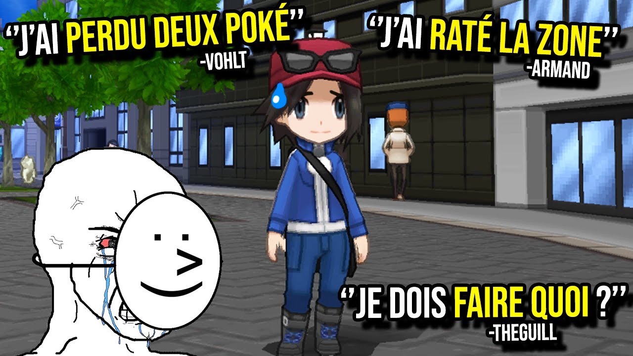 JE JOUE AVEC 3 HANDICAPS C'EST TERRIBLE (mais ils sont sympa) - Pokémon X RANDOM SOUL LINK à 4