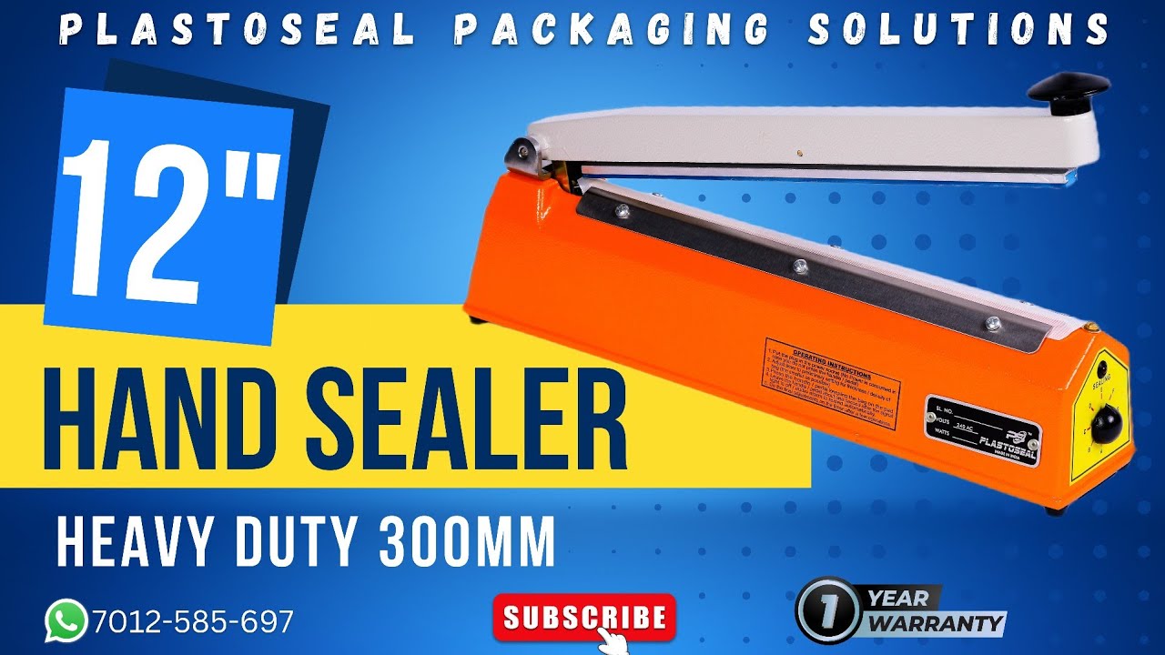 Plastic bag sealer 300mm / 12