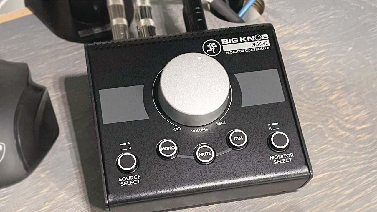 Mackie Big Knob Passive teardown & demo with audio samples