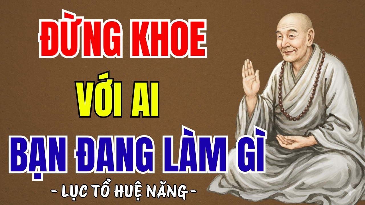LỤC TỔ HUỆ NĂNG - Đừng bao giờ khoe với ai bạn đang làm gì, cứ im lặng mà làm, nên nghe 1 lần
