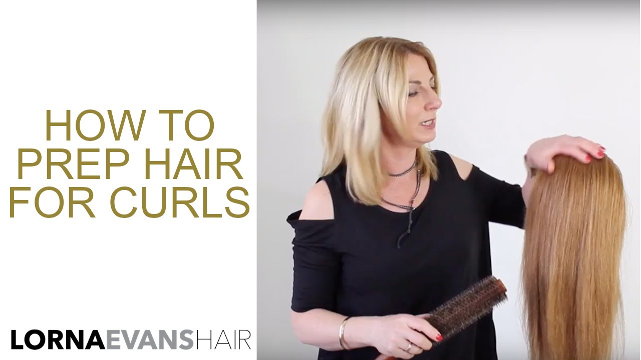 How to prepare hair for beautiful curls