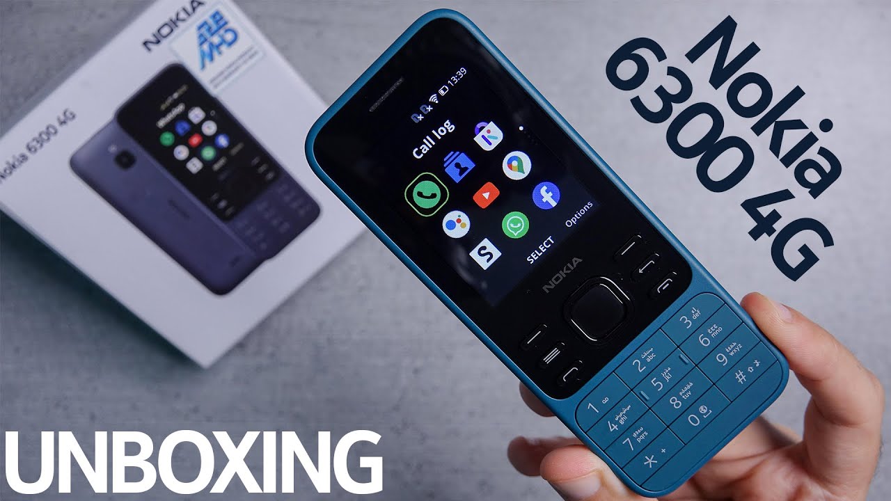 Nokia 6300 4G | Распаковка и обзор функций!