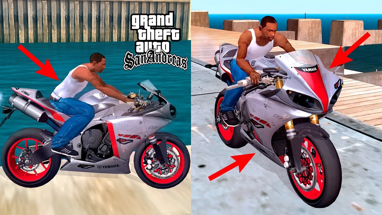 Secret Yamaha R1 Bike Location in GTA San Andreas (Hidden Place) | GTASA Bike