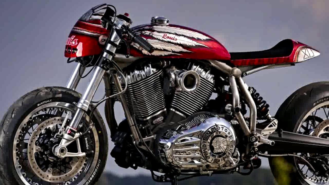 Detlev Louis Motorrad Custom build Indian Chief via Hell Kustom