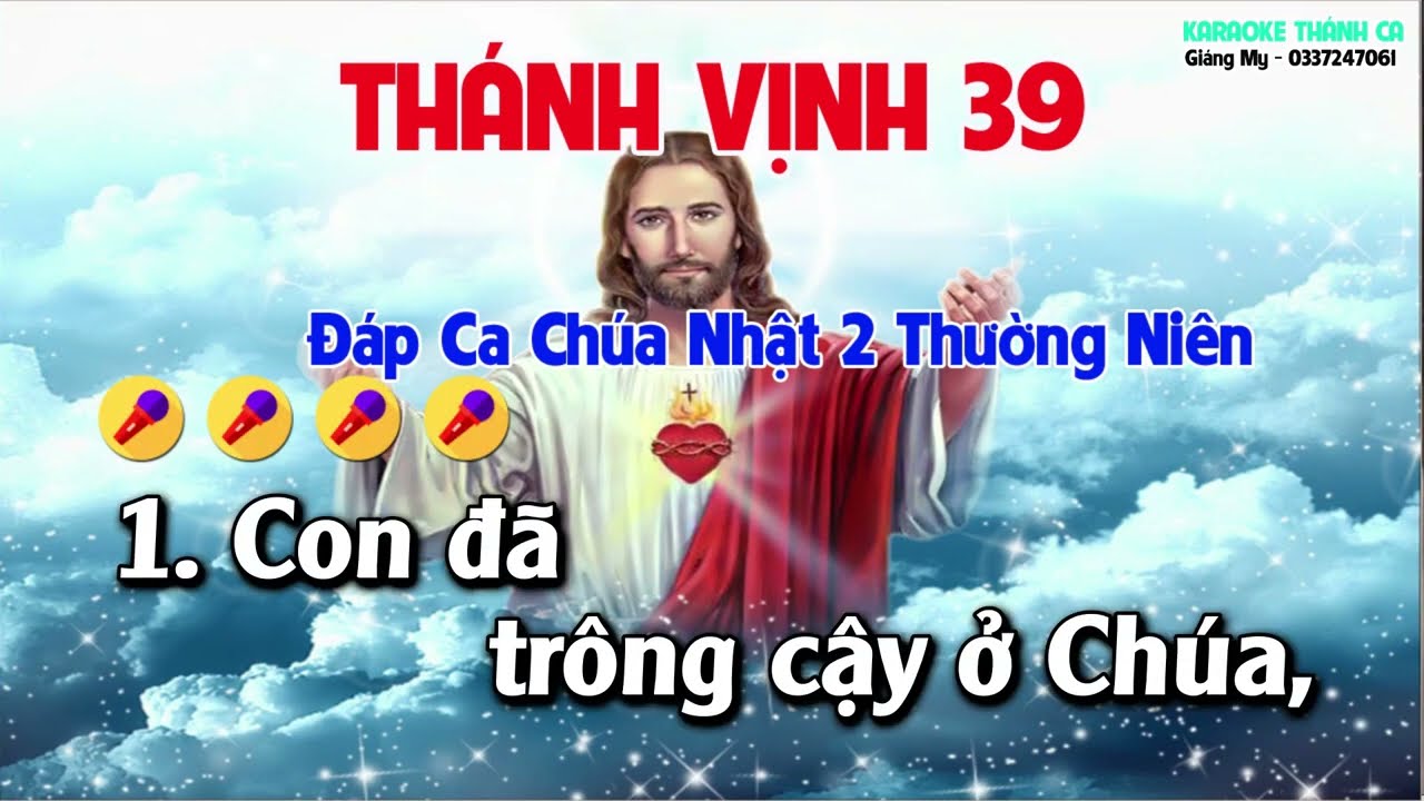 Đáp Ca Chúa Nhật 2 Thường Niên A - Lm Thái Nguyên - Tv  39- Con đã trông cậy ở chúa