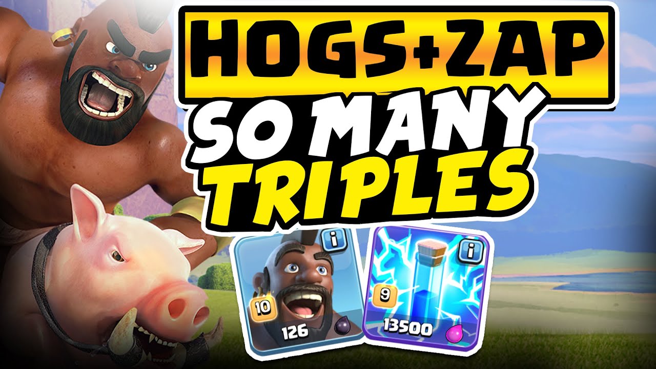 Zap + Hog Riders are SO STRONG at TH13! It's SO EASY | BEST TH13 war attack strategy 2020