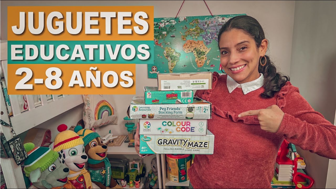 Juguetes Educativos para niños entre 2 a 8 años
