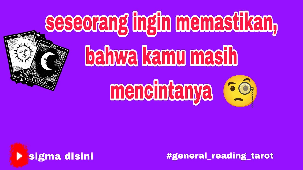☂️SESEORANG MEMASTIKAN BAHWA  KAMU MASIH MENCINTAINYA😔😔☂️#tarot #zodiak #sigmatarot #tarotindonesia 
