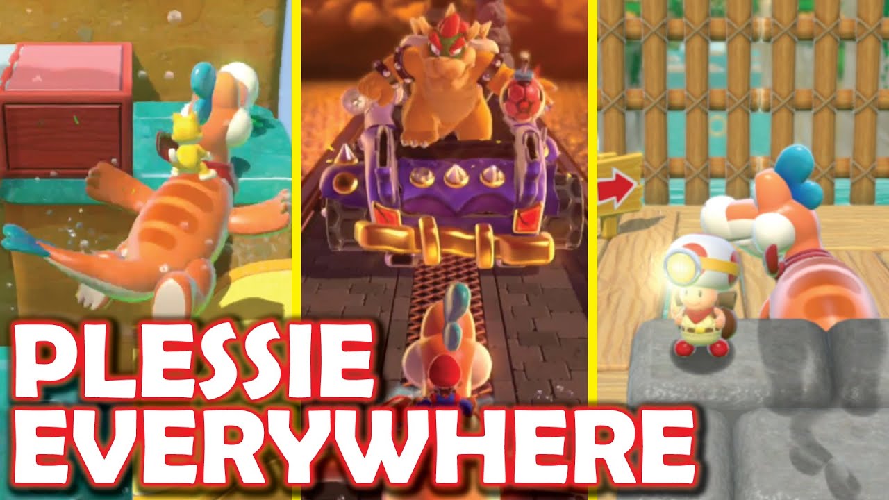 Что, если бы КАЖДЫЙ уровень был УРОВНЕМ ПЛЕССИ? Super Mario 3D World + Bowser's Fury! [мод от Pri...