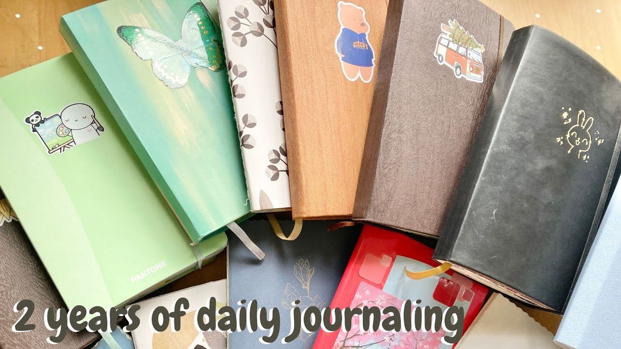 i journaled everyday for two years! | completed journal collection + @Melyyrose journal tag ✏️