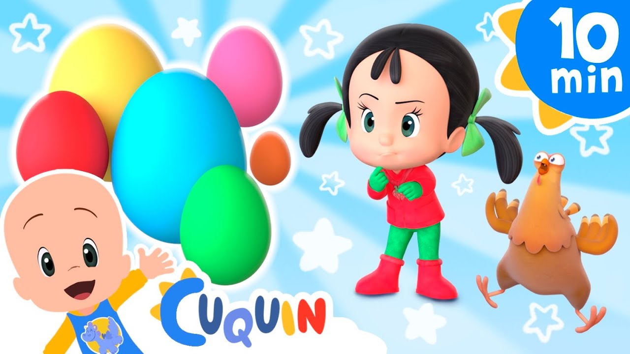 Colitas looks for the baby chick | Cleo & Cuquin | Kids