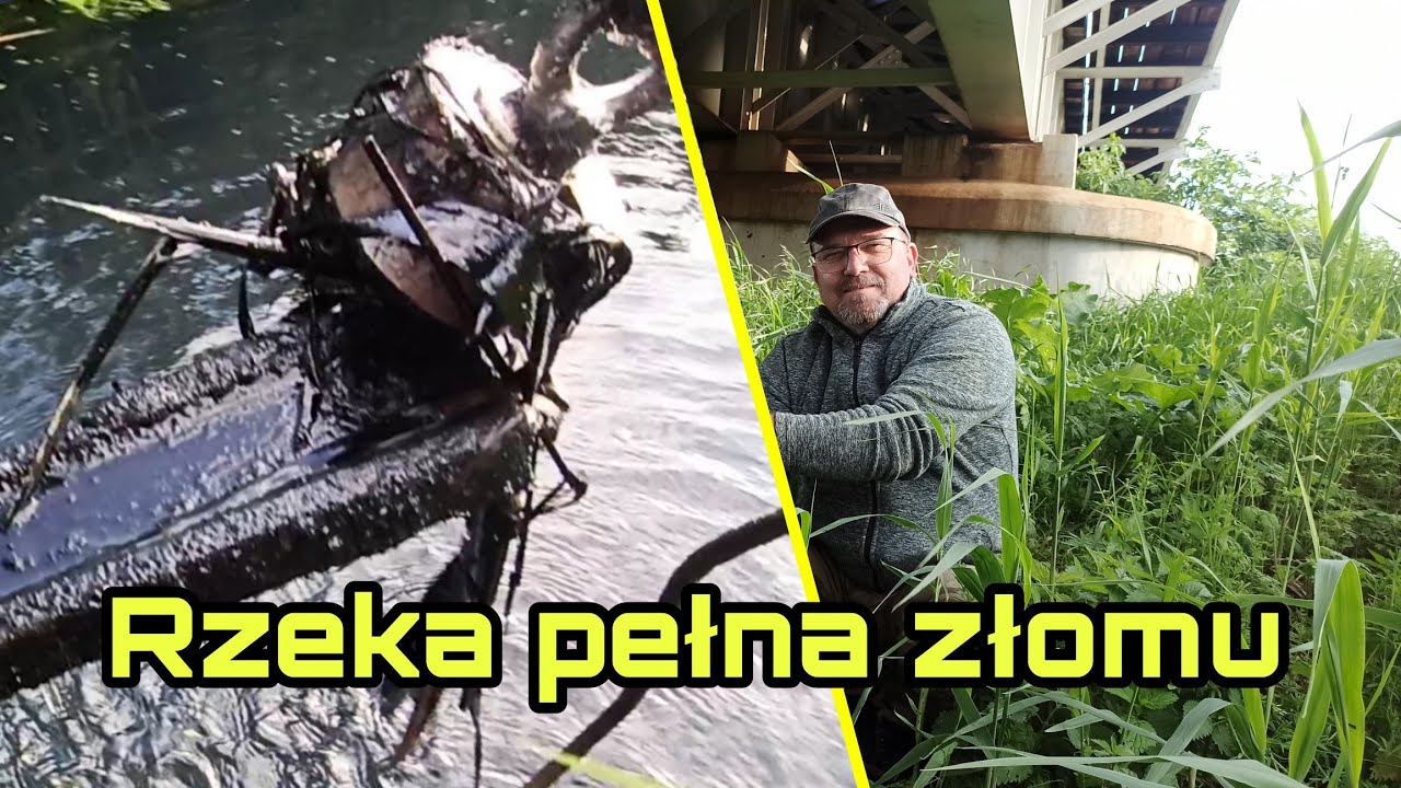 Rzeka pełna złomu ile tego tam leży? Magnes Neodymowy