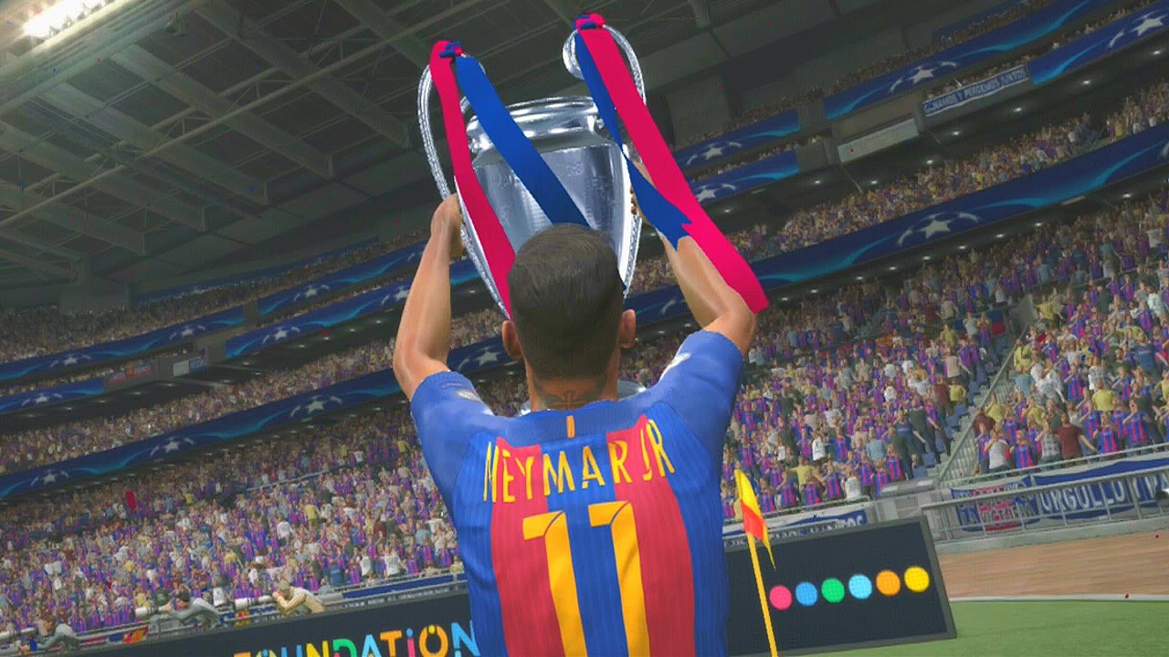 PES 2017 - UEFA Champions League Final - BARCELONA vs REAL MADRID (Gamplay PS3/X360)