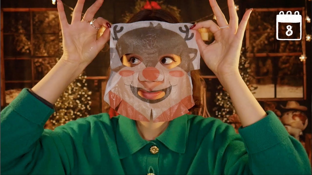 ASMR 🎄 Soin du visage hivernal tout en douceur ❄️