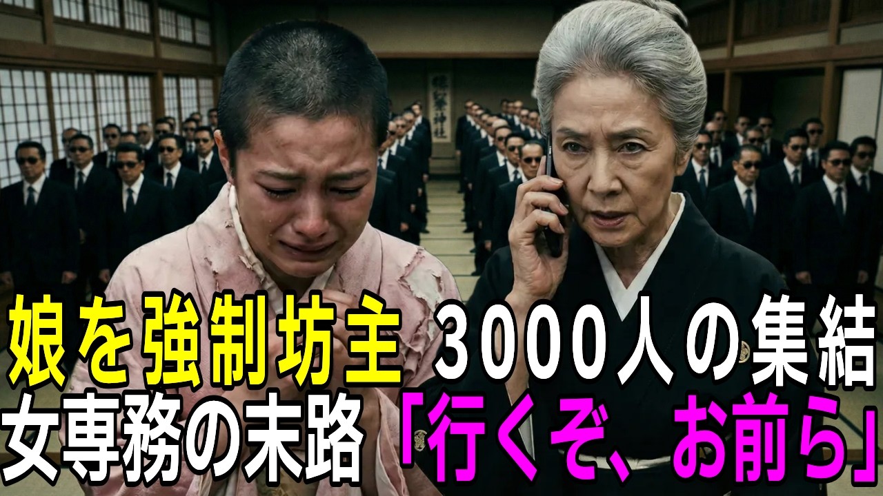 社内パーティーで娘を坊主にされた母の正体は女組長…3000人のヤクザを集結させ女専무を地獄へ叩き落す！【感動する話】【朗読】