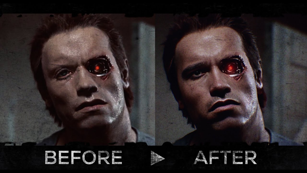 THE TERMINATOR - Face Enhancement (T800 Repair Scene)