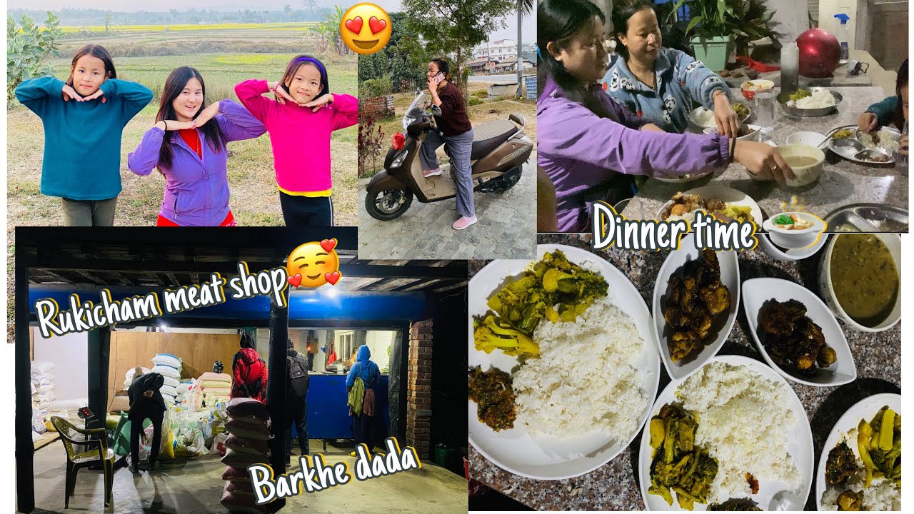 Thuli Nana(World’s best sister) sanga ghar aako 3 din paxi vetdai xu🥰|| Dinner time 🍱|| Familyvlog❣️
