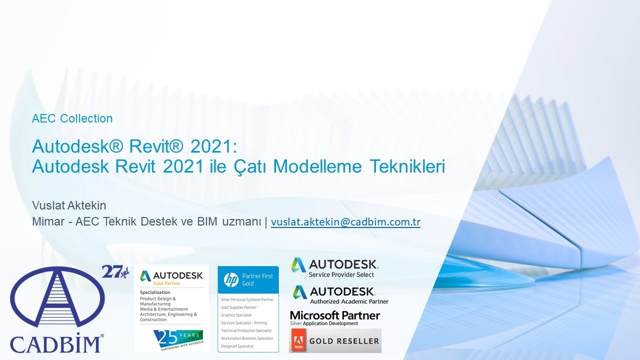 Autodesk Revit 2021 ile Çatı Modelleme Teknikleri