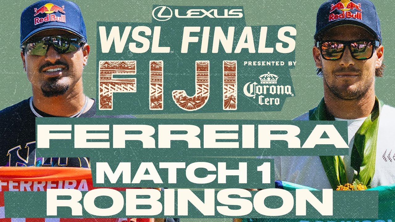 Italo Ferreira vs Jack Robinson | Lexus WSL Finals Fiji pres by Corona Cero - Match 1