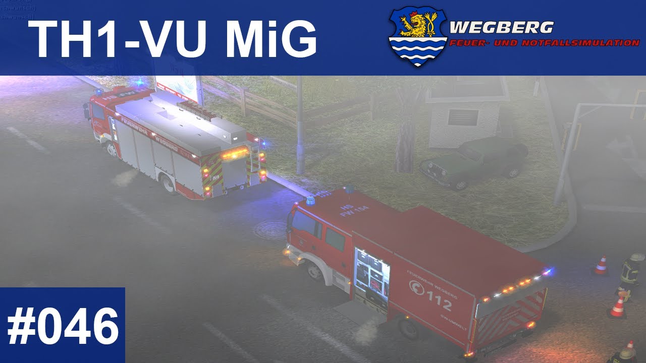 EM4 WEGBERG V8 BETA 🚒 [#046] 📟[TH1-VU MiG] Frontalcrash in nebeliger Nacht am Zubringer [LET'S PLAY]