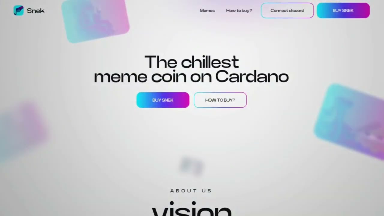 SNEK.COM --- #cardano #crypto #memecoins