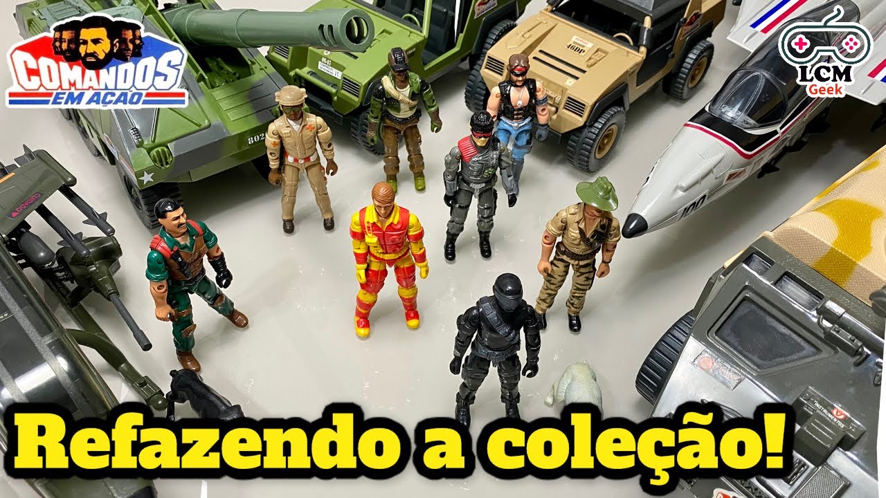 Parte da coleção de Comandos em Ação / Gi joe - Só os clássicos dos anos 80