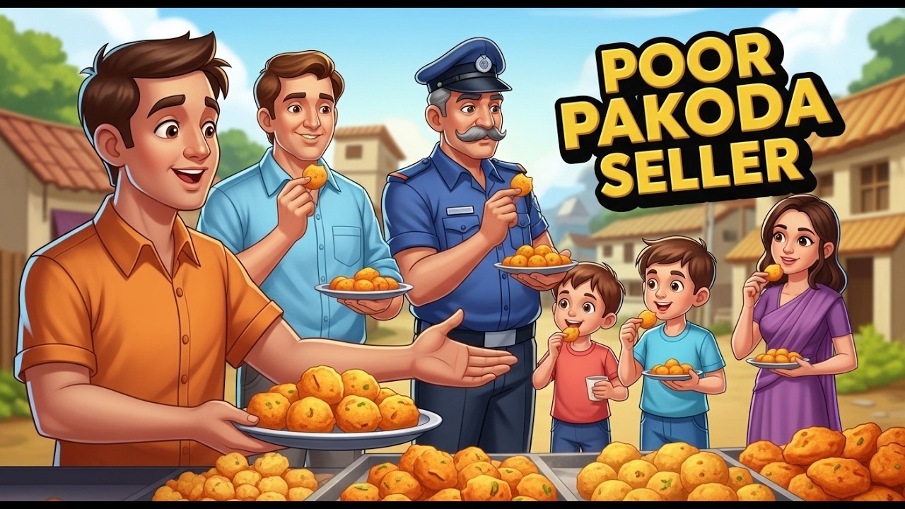 Poor Pakoda Seller | Success Stories in English | A heart Touching Story | Learn English | Moral