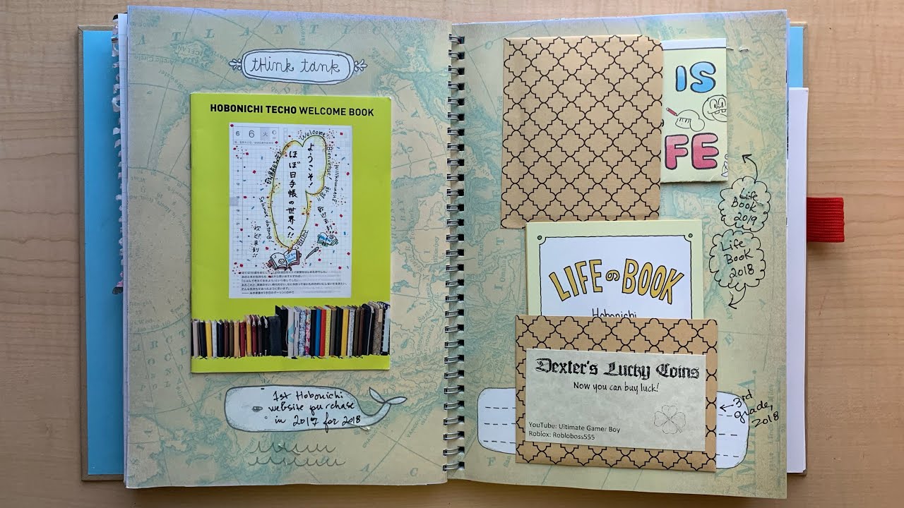 Flip through tour of completed junk journal smash book memory keeping album scrapbook fauxbonichi