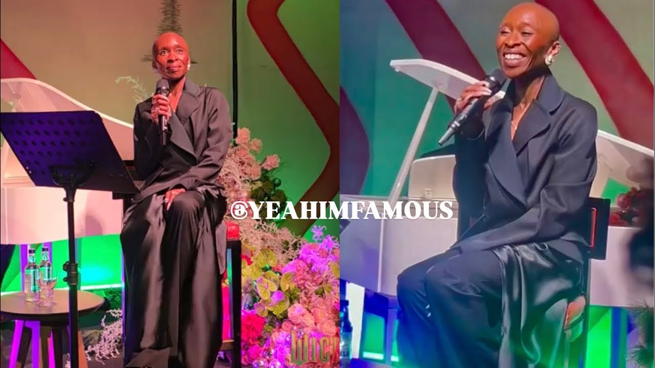 Cynthia Erivo Performs No Good Deed & ill Be Home For Christmas Live in London #CynthiaErivo #Wicked