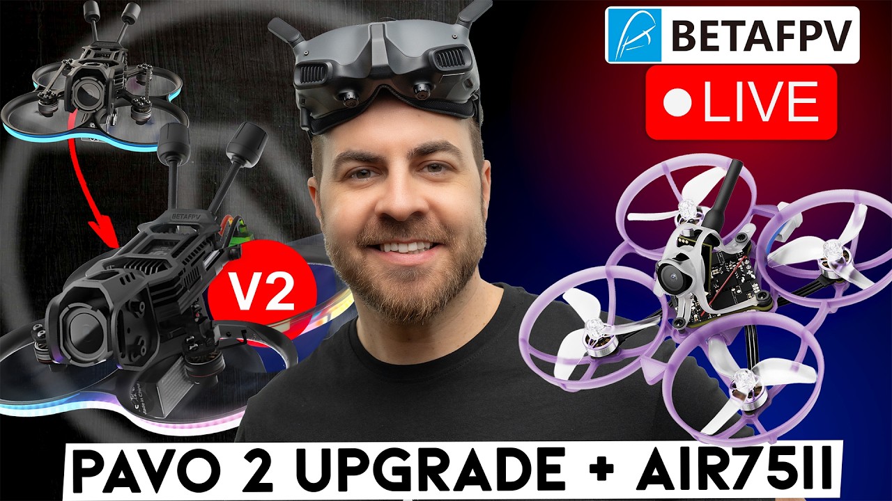 🔴 Upgrade auf Pavo II und AIR75 ll fliegen - FPV LIVE Livestream