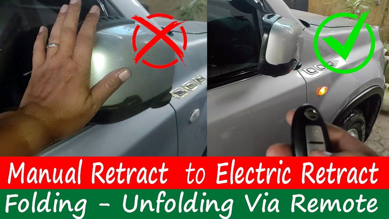 Upgrade Spion Manual ke Spion Electrik Auto Folding di Nissan Xtrail T31 Standard