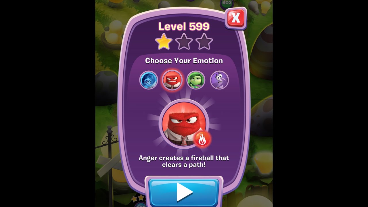 inside out thought bubbles level 599 (Anger)