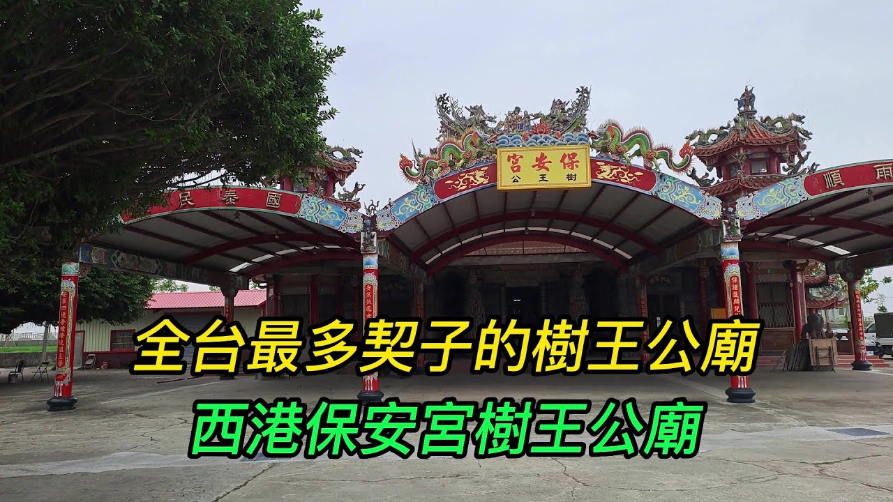【4K】台南-西港區~【西港保安宮樹王公廟】-主祀【樹德元帥及邱、范、陳三元帥】~全台最多契子的樹王公廟~【寺廟巡禮~958】