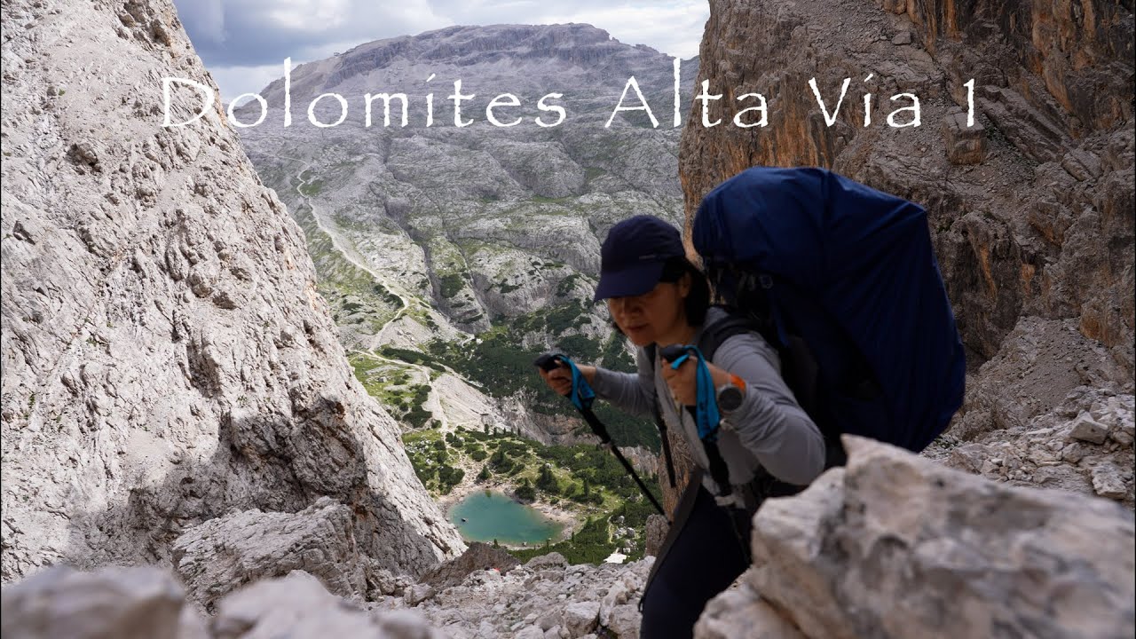 Alta Via 1意大利多洛米蒂徒步露营｜Solo Hiking Dolomites Alta Via 1 for 10 Days