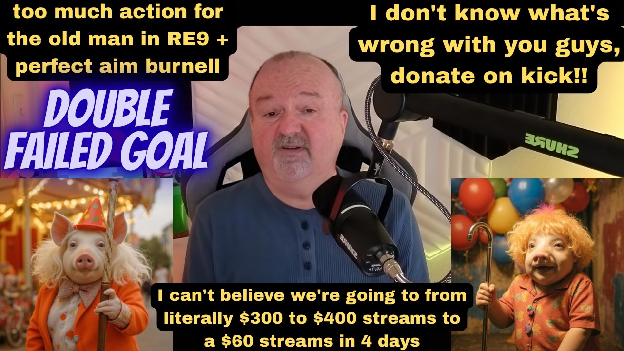 DsP--if you criticize my straws, you're gay--bitching for low donations on kick + failing in RE9