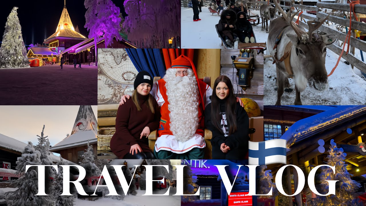 ☃️WIZYTA U ŚWIĘTEGO MIKOŁAJA🎅🏻HUSKY❄️RENIFERY❄️ROVANIEMI❄️LAPLAND❄️TRAVEL VLOG