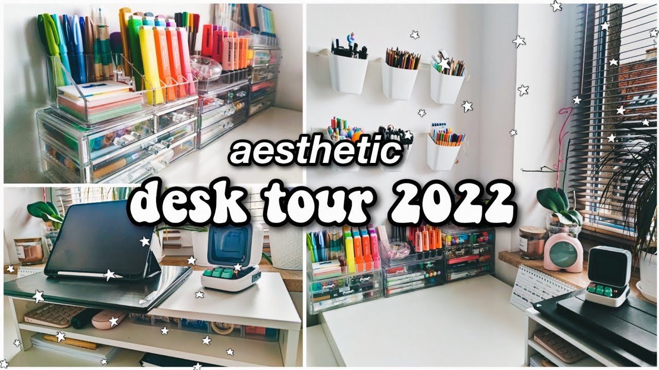 ✨metamorfoza mojego biurka?!✨ wyszło świetnie! 😍 desk tour 2022