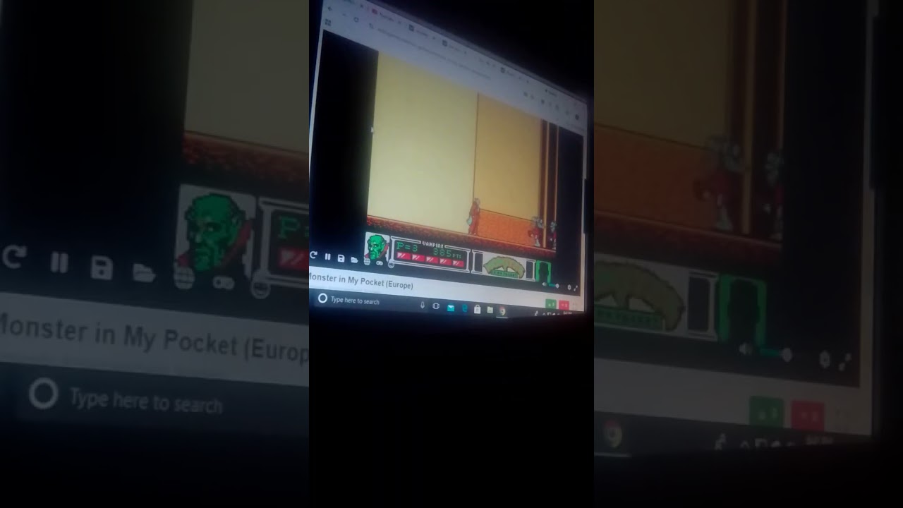 Let's play monster in my pocket NES gameplay 