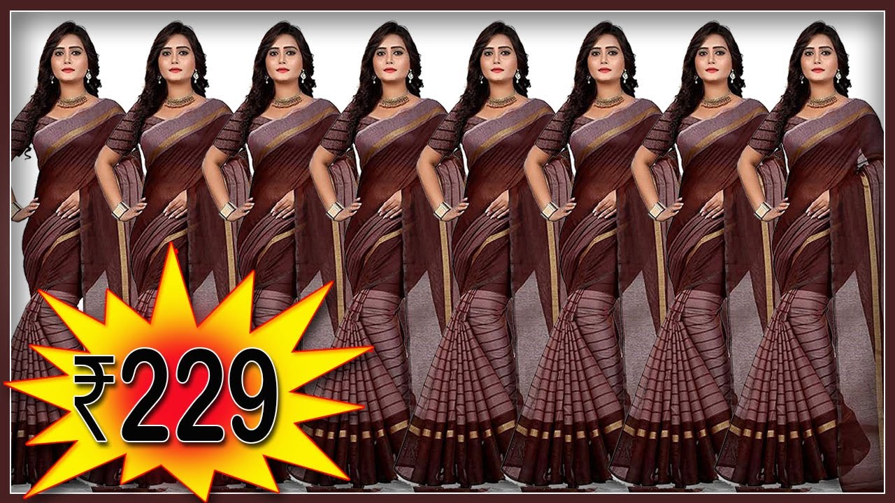 🌺📢30 Amazon Sarees collection under 300🌻online🌺Sari 2021🌸Saree in Amazon🌺❤️Color Variants🔴🟢🔵