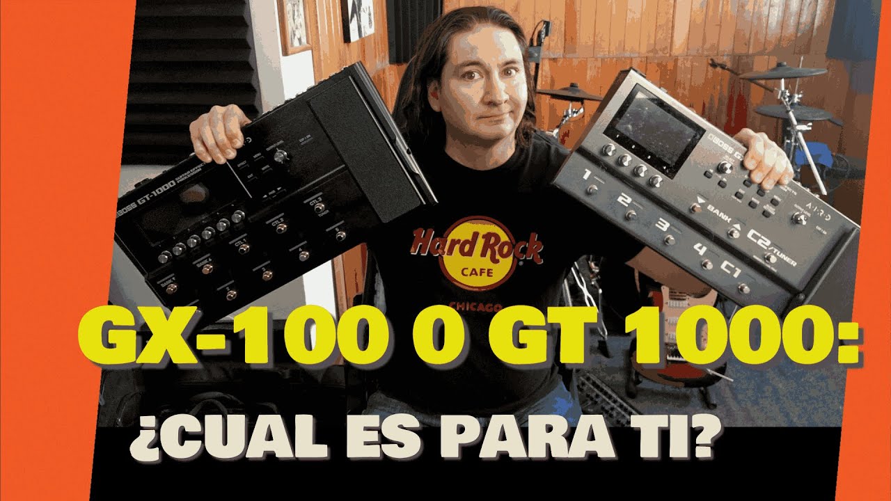 COMPARATIVA BOSS GX-100 VS GT-1000... ¿QUE TANTA DIFERENCIA DE SONIDO HAY?