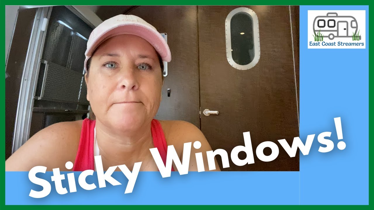 STICKY AIRSTREAM WINDOWS - Low tech solution