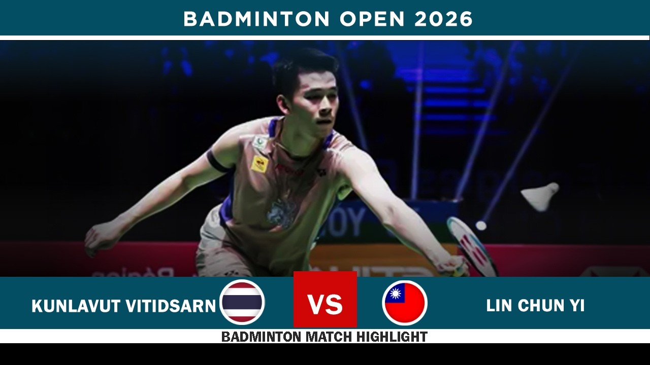 Lin Chun Yi (林俊易) vs Kunlavut Vitidsarn All England Open Badminton 2026