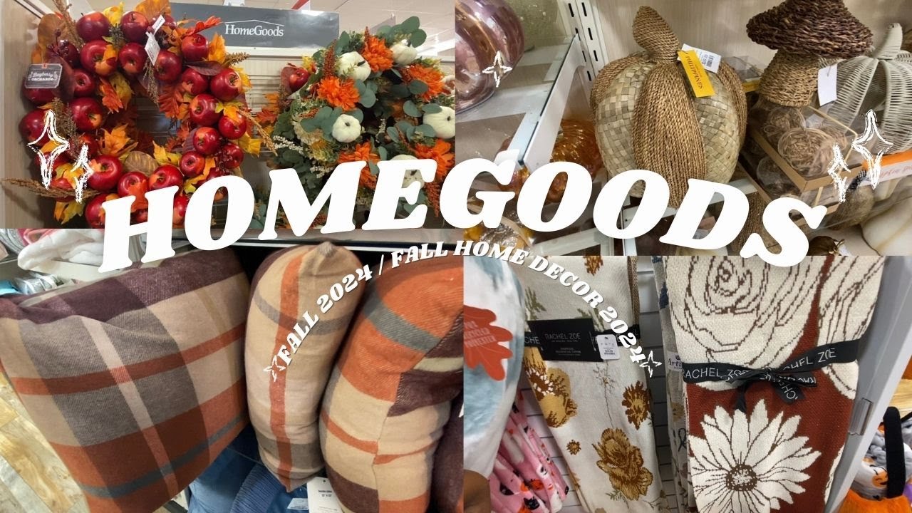 HOMEGOODS FALL DECOR 2024 | 2024 HOMEGOODS SHOP WITH ME 2024