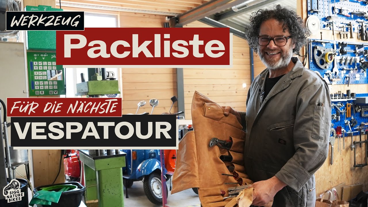 Ultimative WERKZEUG PACKLISTE für VESPA